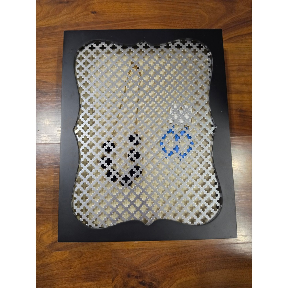 Excellent Hobby Lobby Jewelry Hanger Shadow Box 11x14 Black Metal Lattice Box